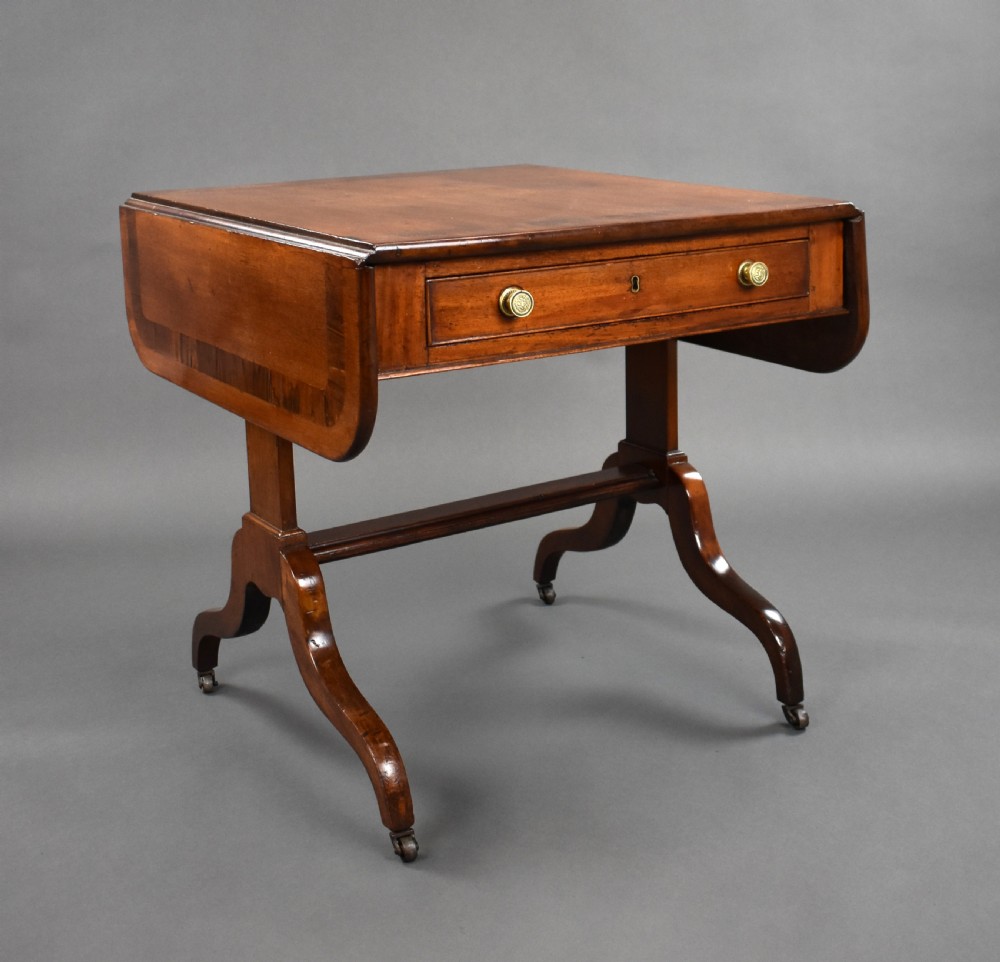 Regency Mahogany Sofa Table