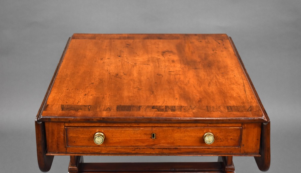 Regency Mahogany Sofa Table View III