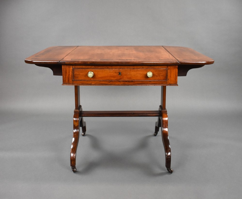 Regency Mahogany Sofa Table View V