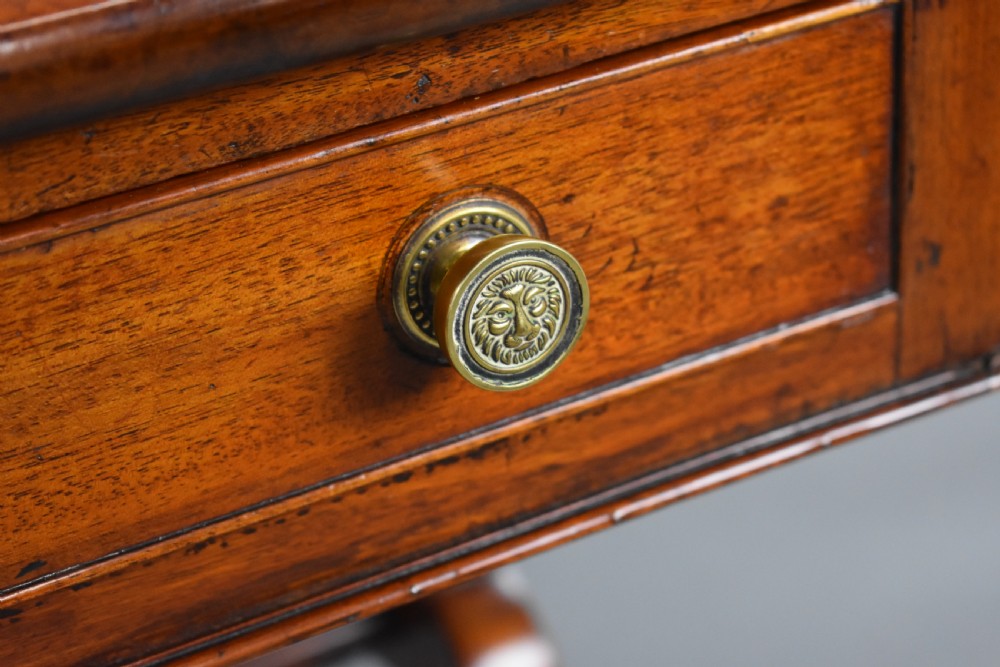Regency Mahogany Sofa Table View VII