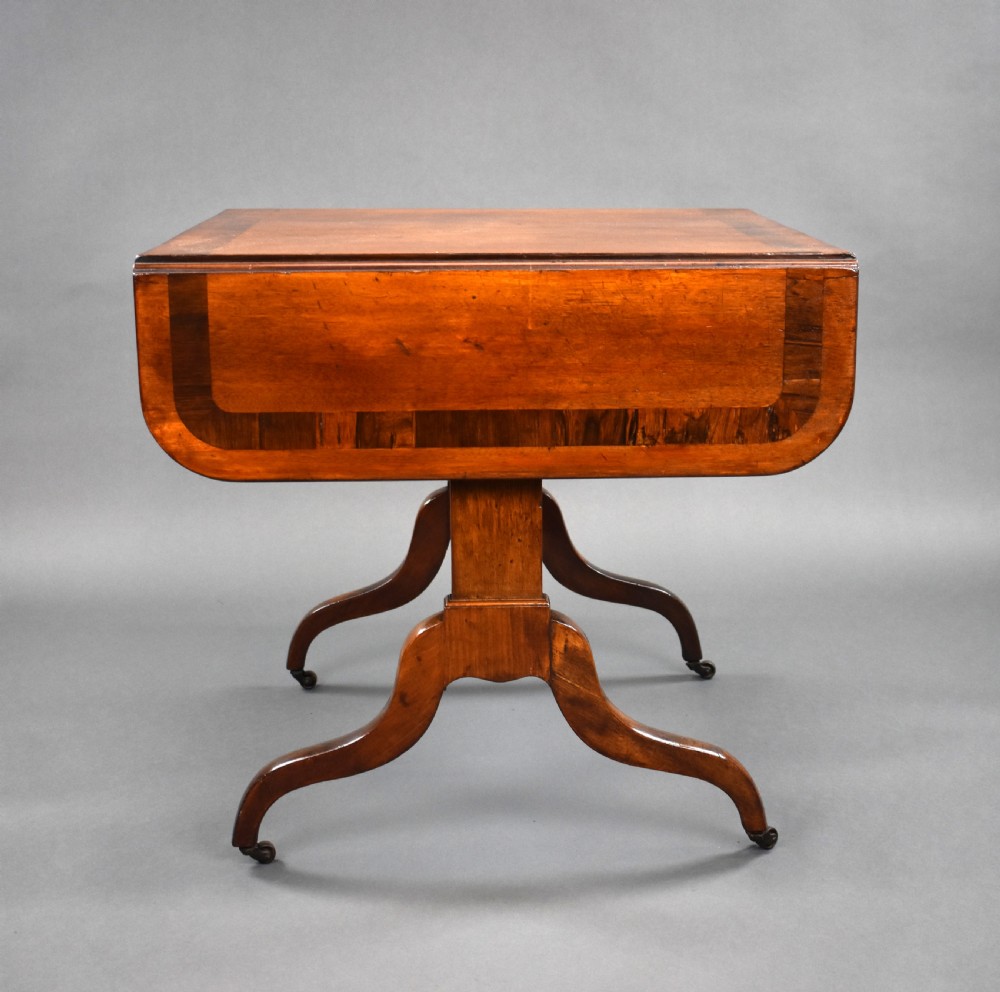 Regency Mahogany Sofa Table View XI