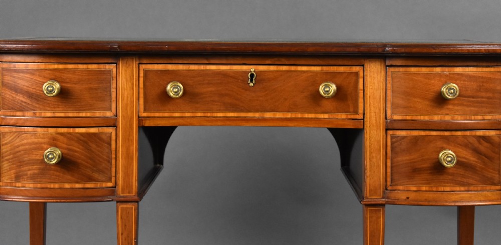 Edwardian Mahogany Writing Table View IV
