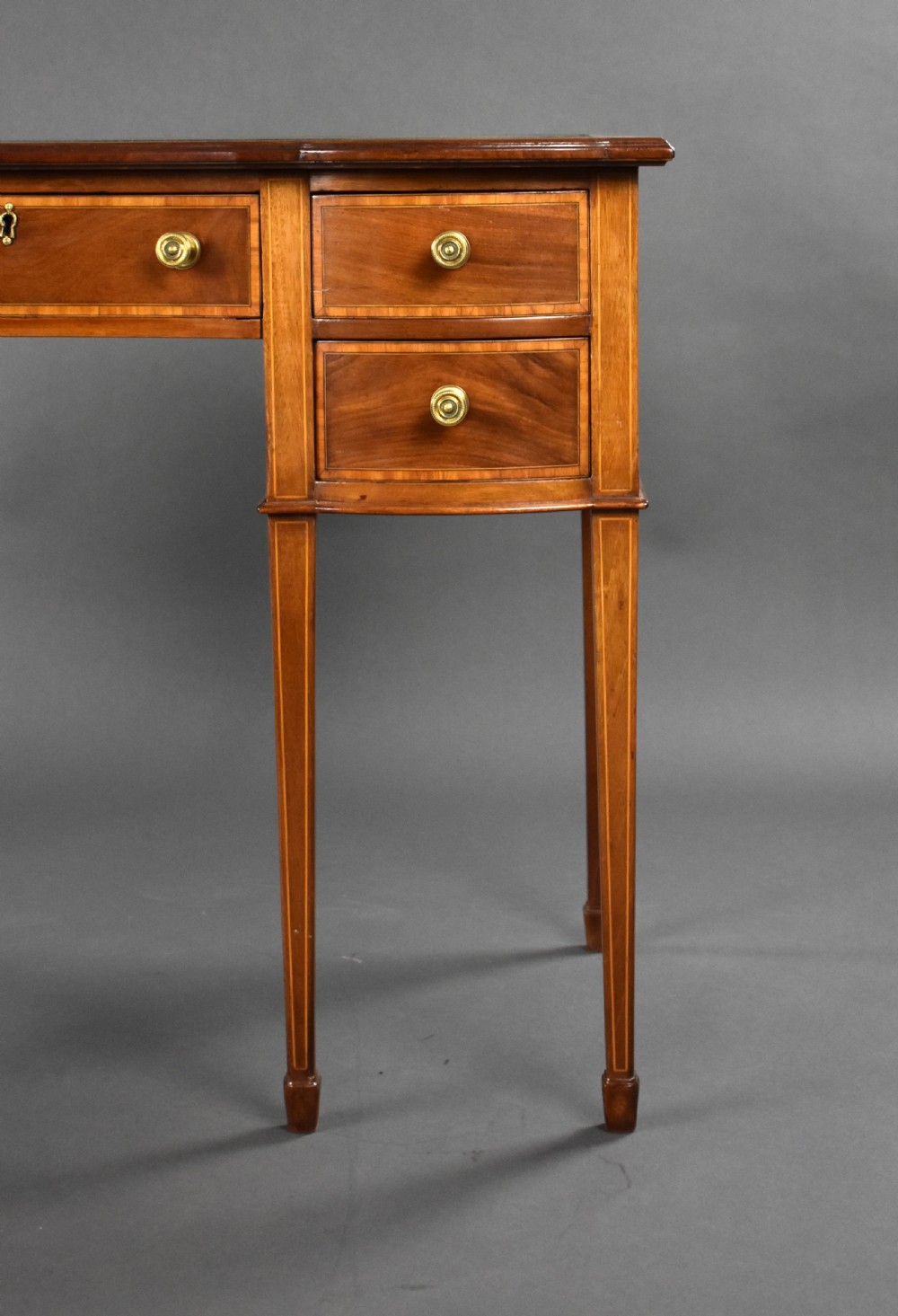 Edwardian Mahogany Writing Table View V