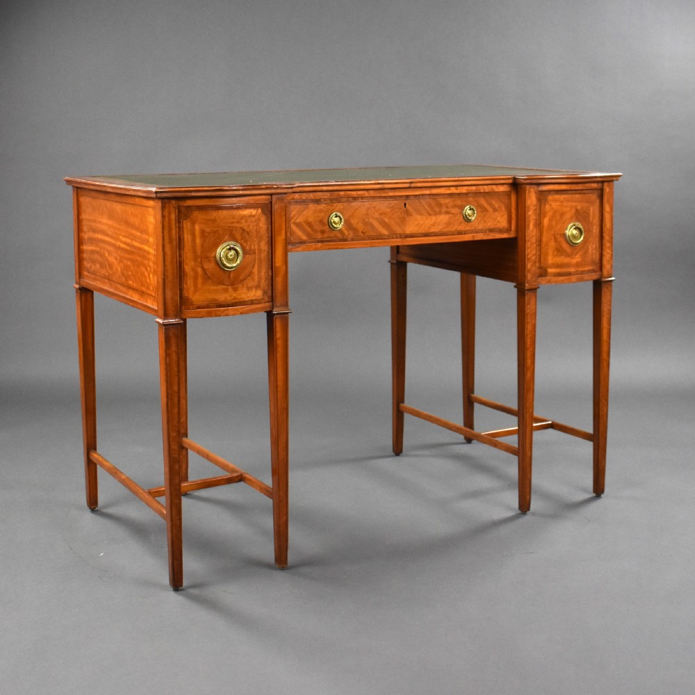 Edwardian Satinwood Writing Table