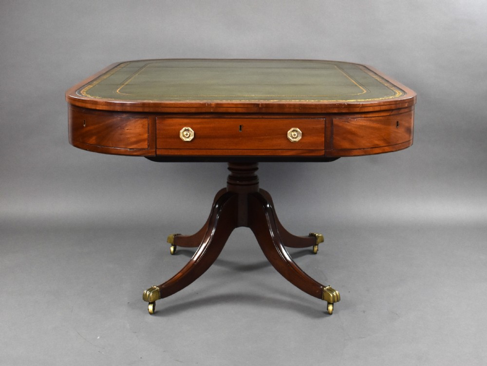 George III Mahogany Library Table View II