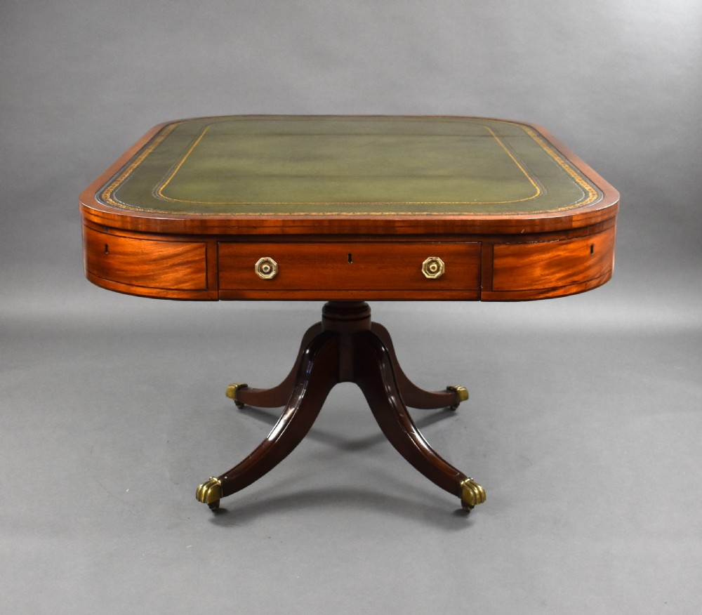 George III Mahogany Library Table View IV