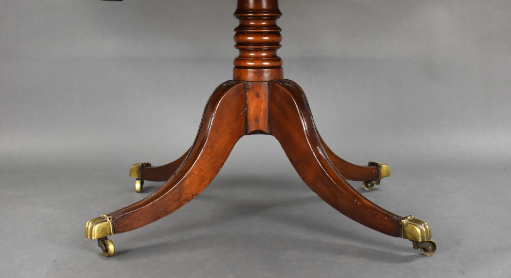 George III Mahogany Library Table View VIII