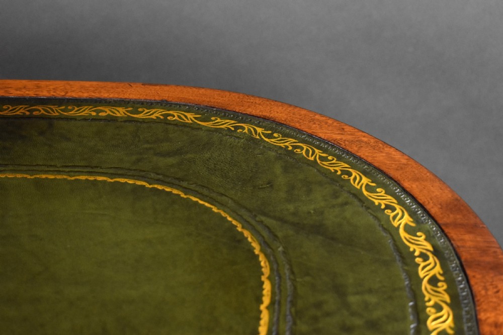 George III Mahogany Library Table View IX