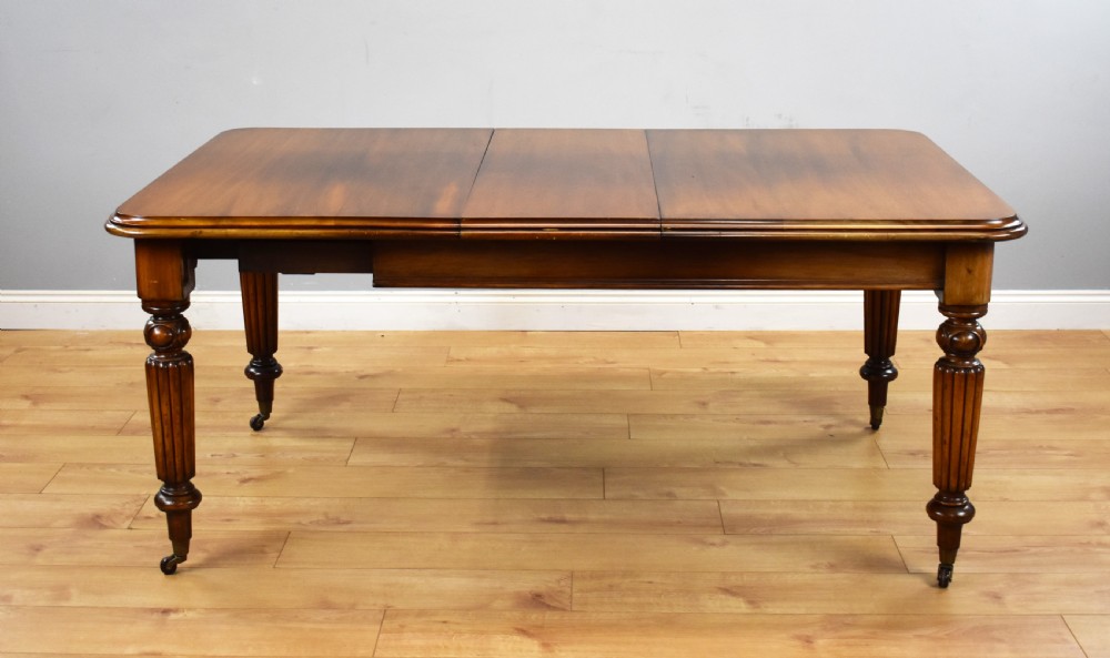 Victorian Mahogany Extending Dining Table & 10 Chairs View III
