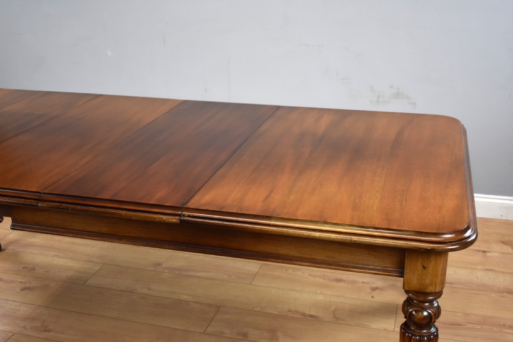 Victorian Mahogany Extending Dining Table & 10 Chairs View VI
