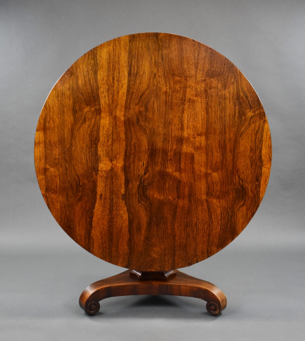 Victorian Rosewood Circular Breakfast Table