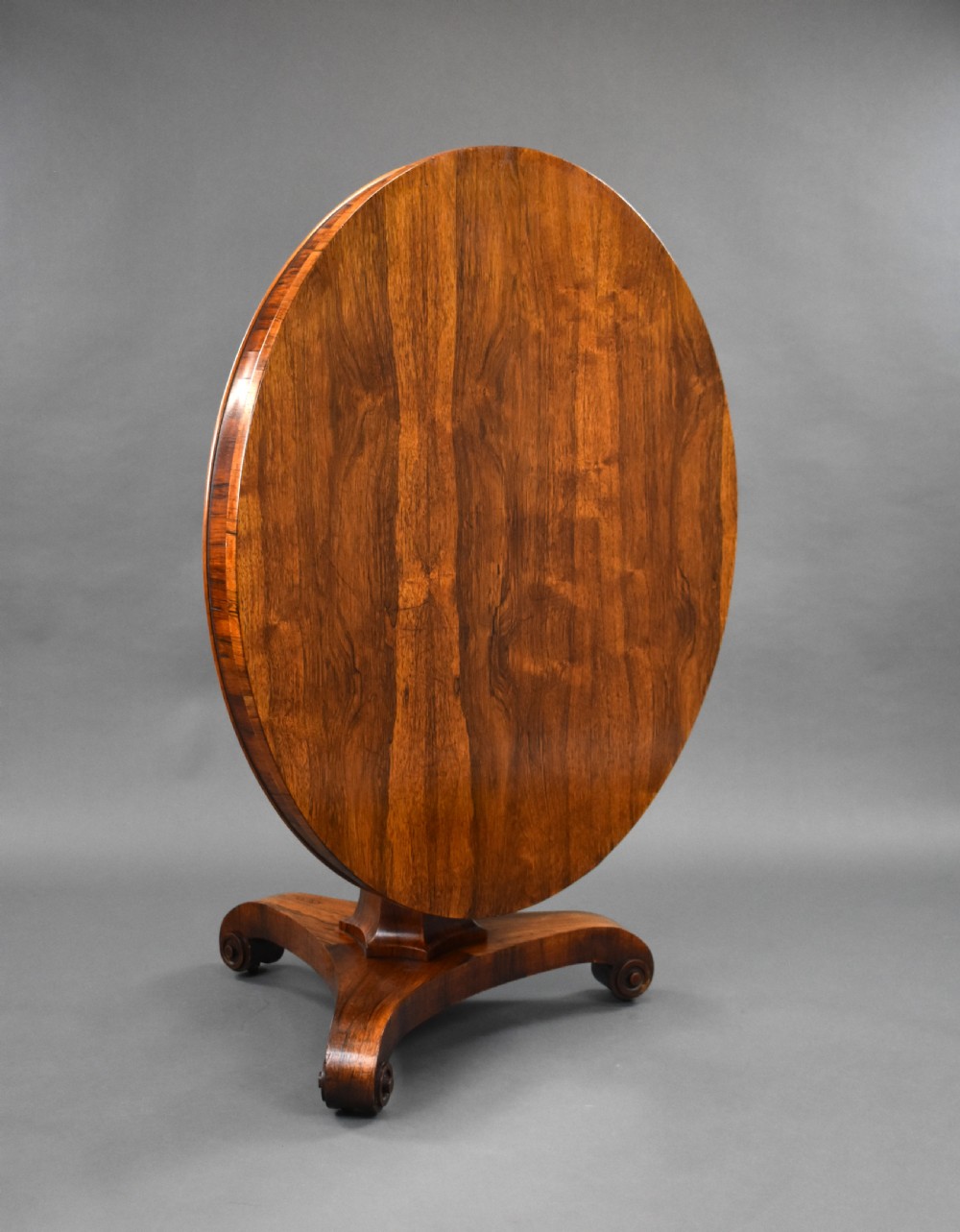 Victorian Rosewood Circular Breakfast Table View II
