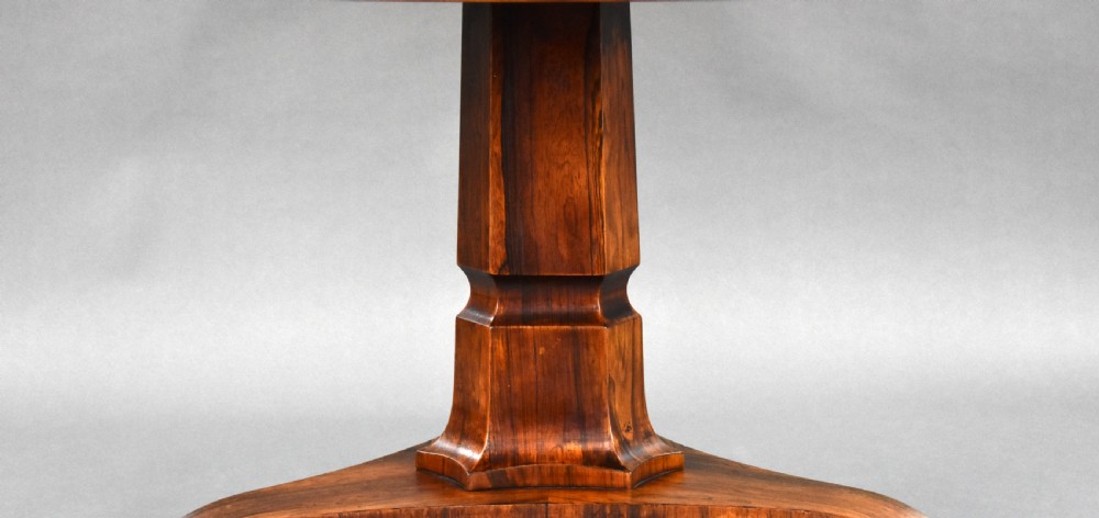 Victorian Rosewood Circular Breakfast Table View V