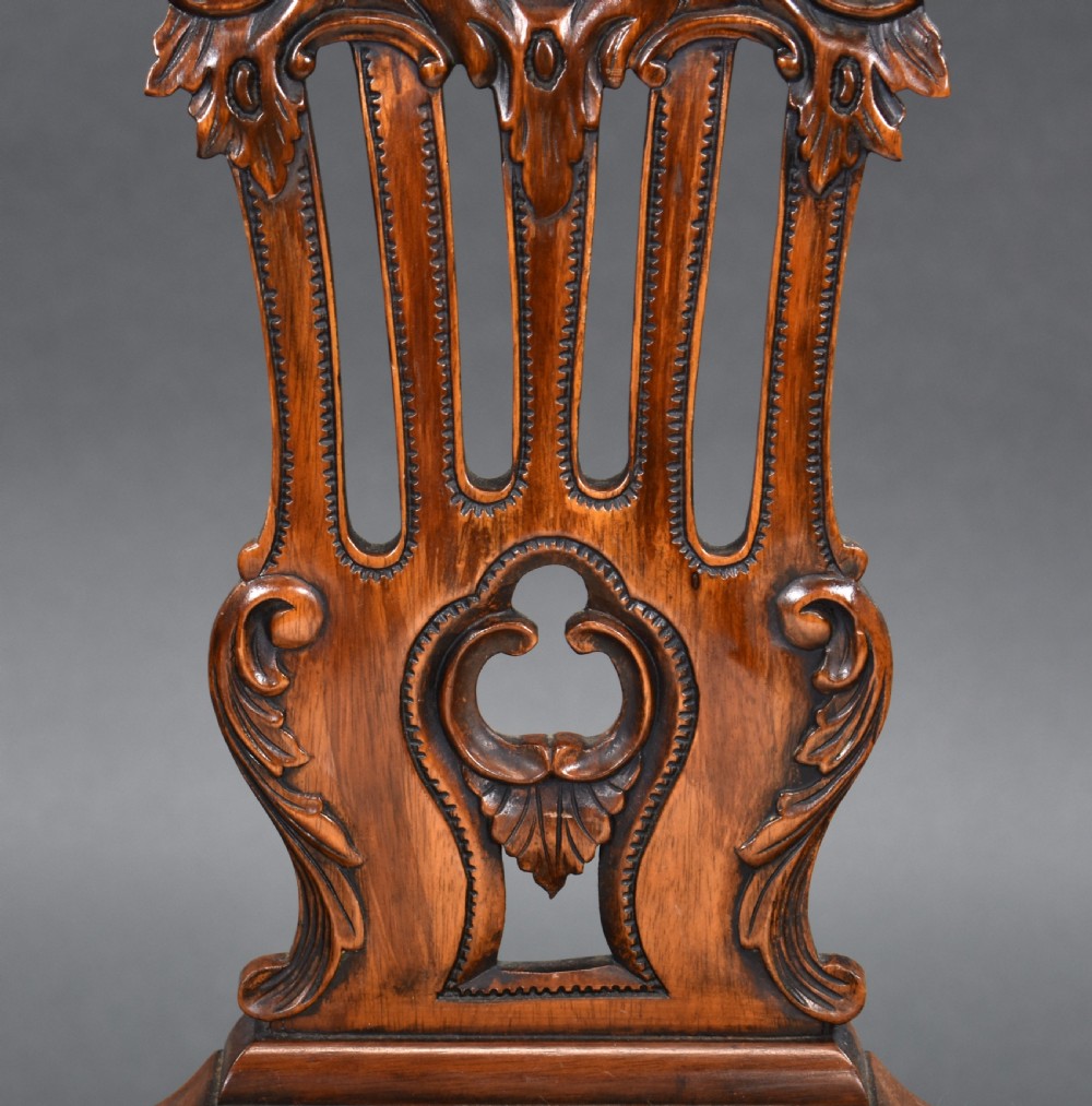 Set of 8 Chippendale Style Dining Chairs View VII