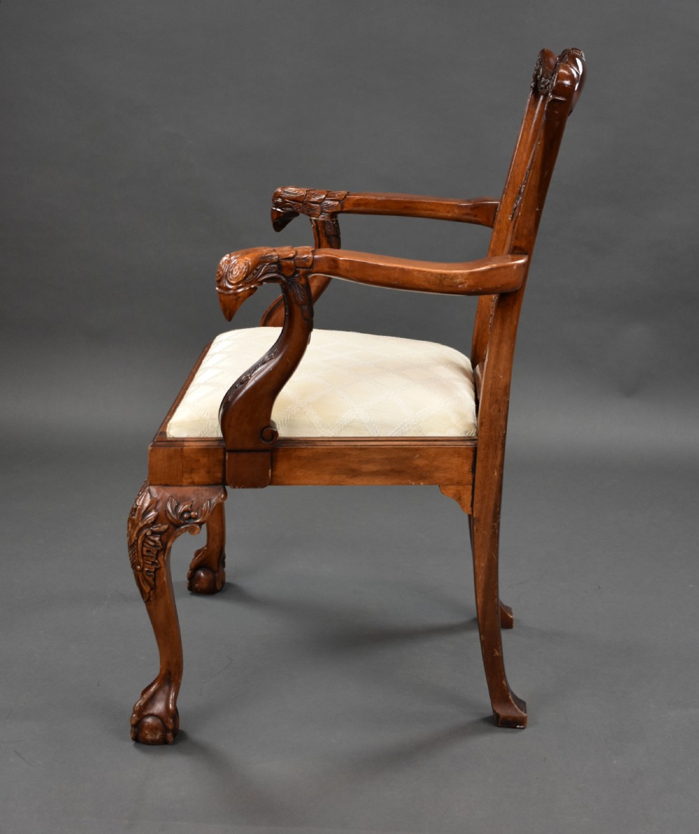Set of 8 Chippendale Style Dining Chairs View XIII