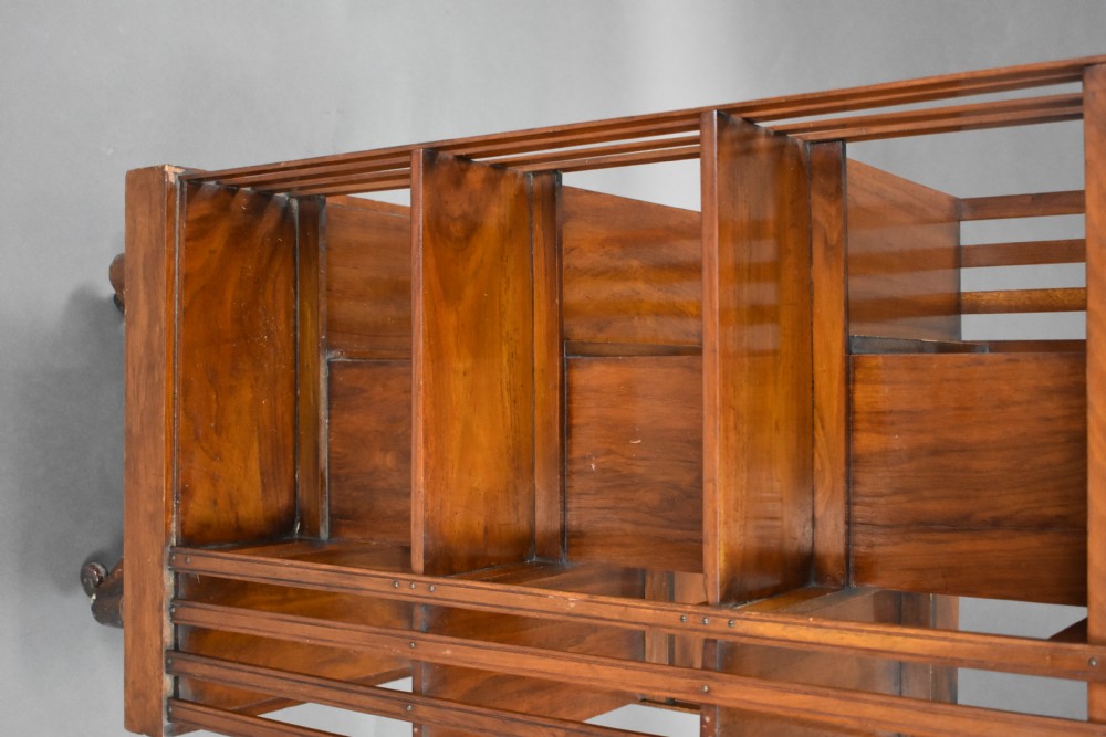 Edwardian Mahogany Revolving Bookcase View VII