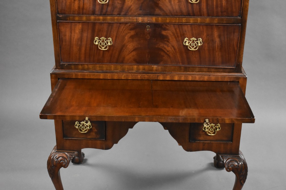 Antique Mahogany Chest on Stand View VIII