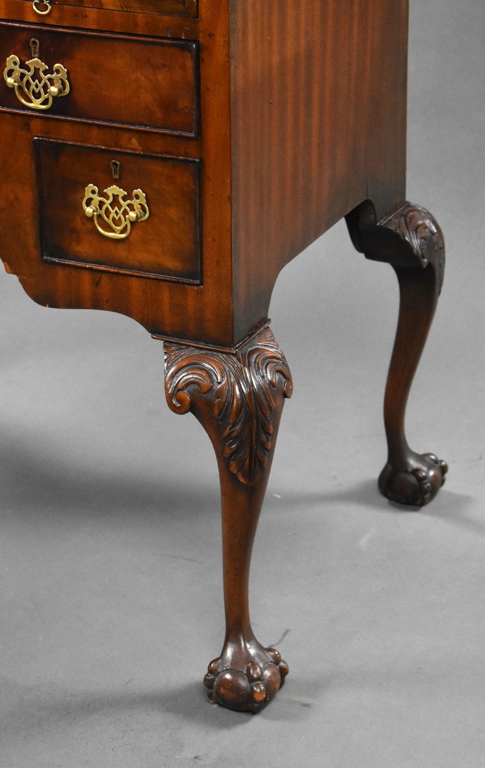 Antique Mahogany Chest on Stand View IX