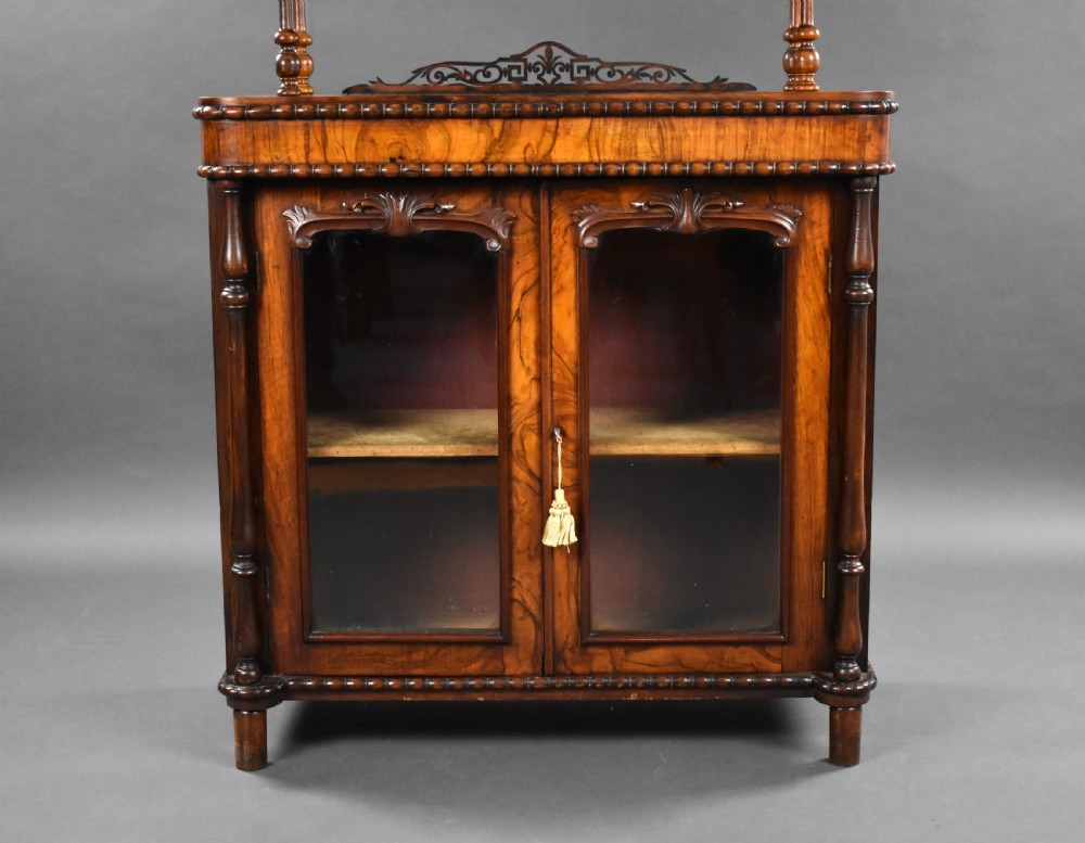 Victorian Bur Walnut Chiffonier View III