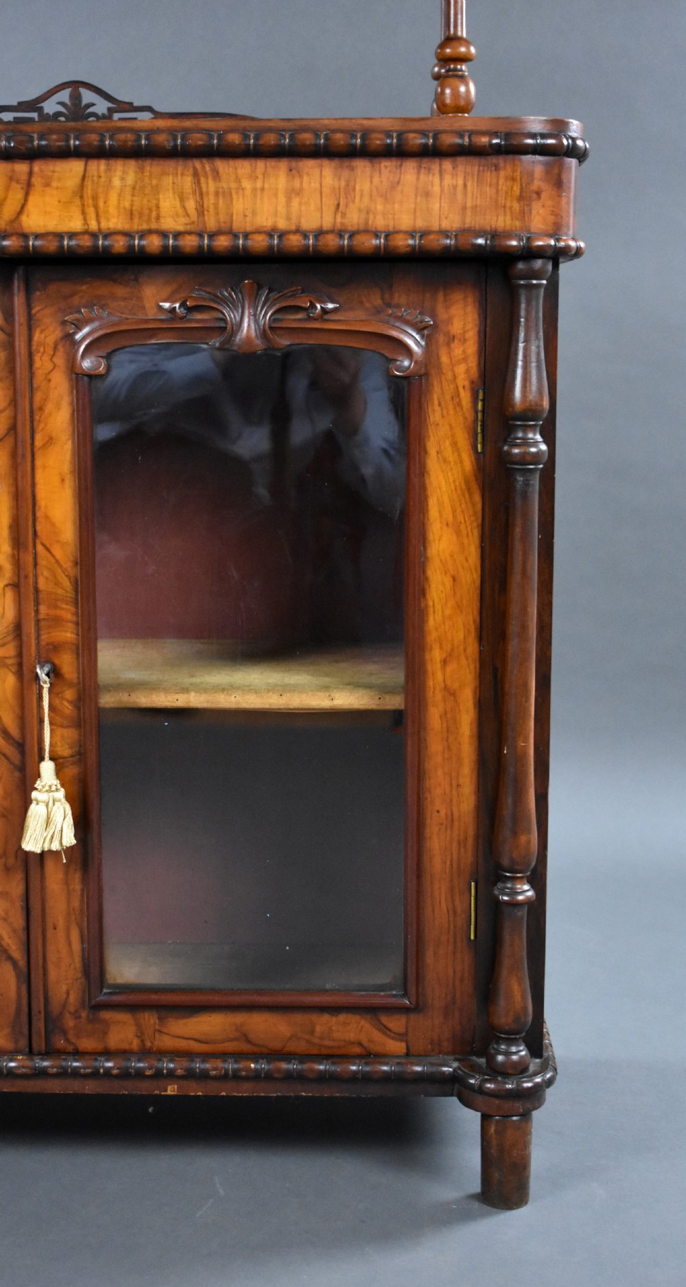 Victorian Bur Walnut Chiffonier View VII