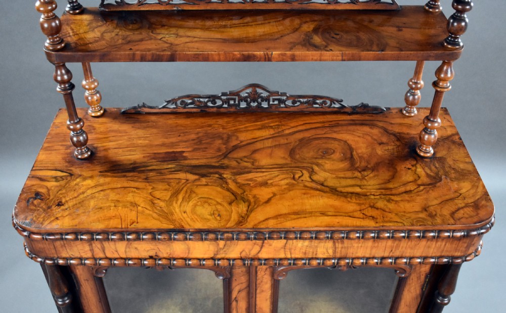 Victorian Bur Walnut Chiffonier View VIII