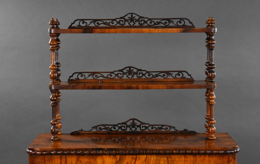Victorian Bur Walnut Chiffonier View IX