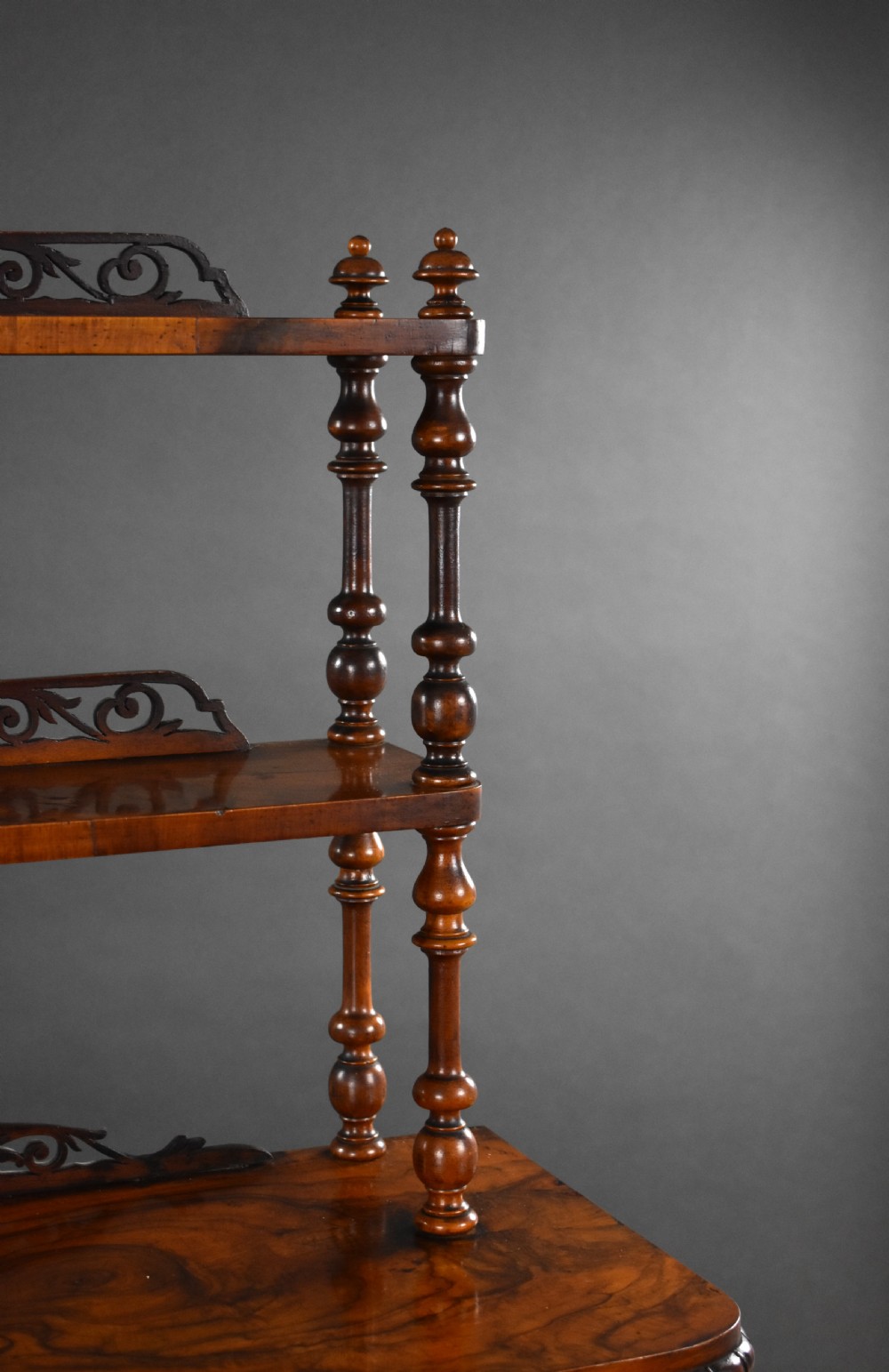 Victorian Bur Walnut Chiffonier View XI