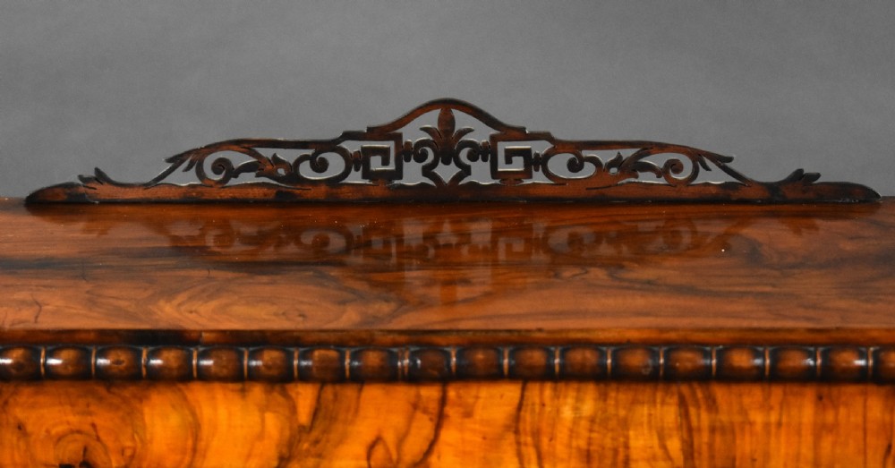 Victorian Bur Walnut Chiffonier View XIV
