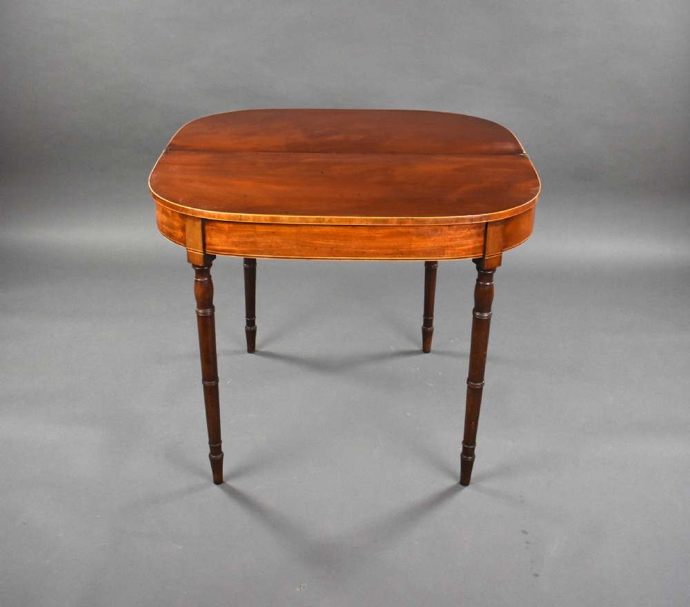 George III Mahogany Tea Table View VII