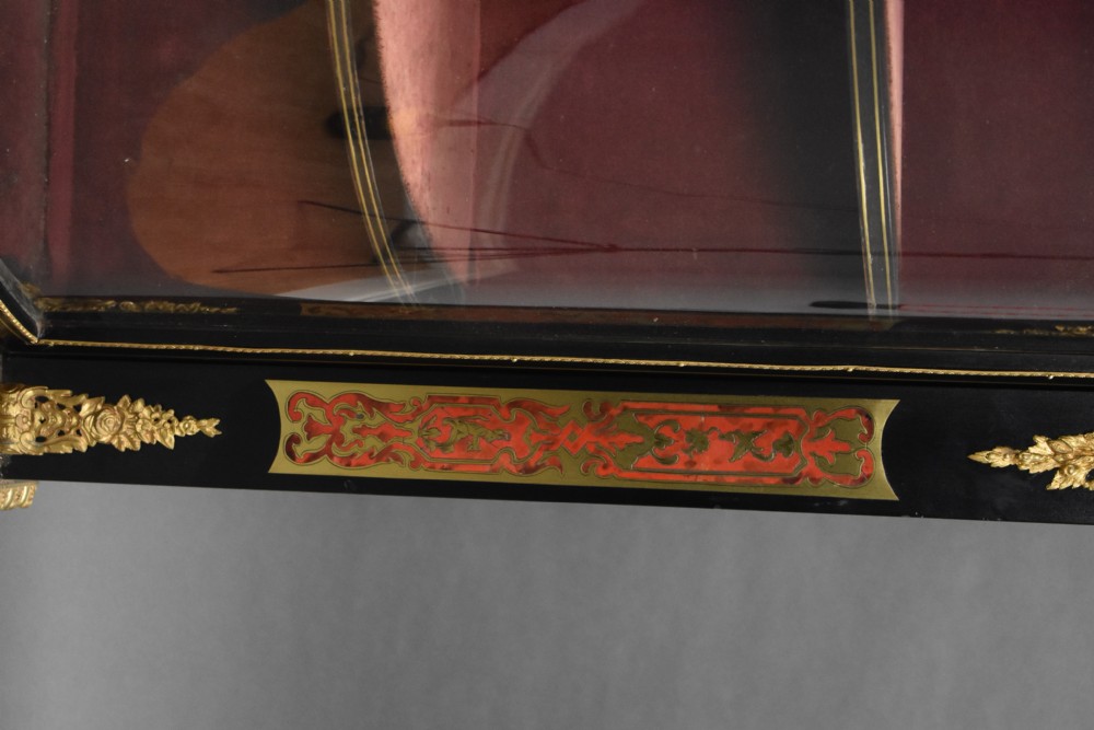 Victorian Ebonised Boulle Credenza View XIII
