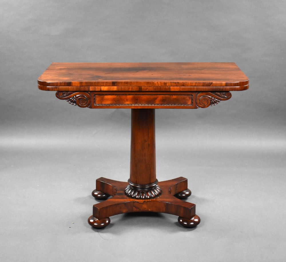 William IV Rosewood Tea Table View II