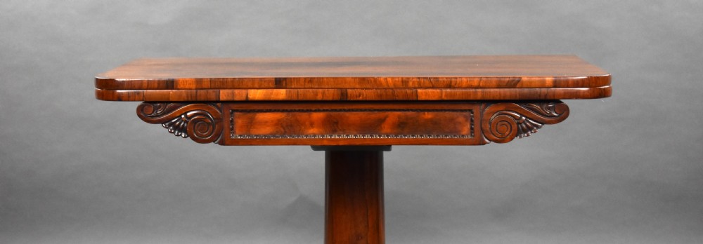 William IV Rosewood Tea Table View V
