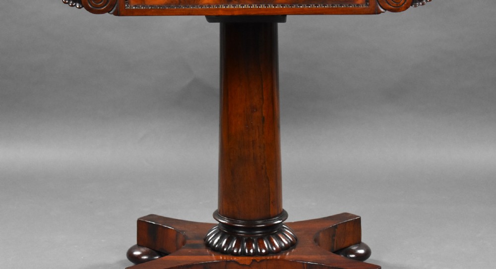 William IV Rosewood Tea Table View VIII