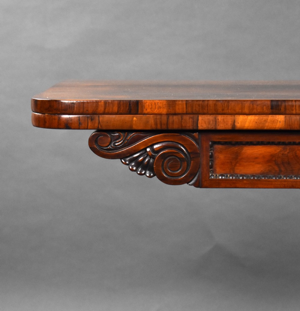 William IV Rosewood Tea Table View IX