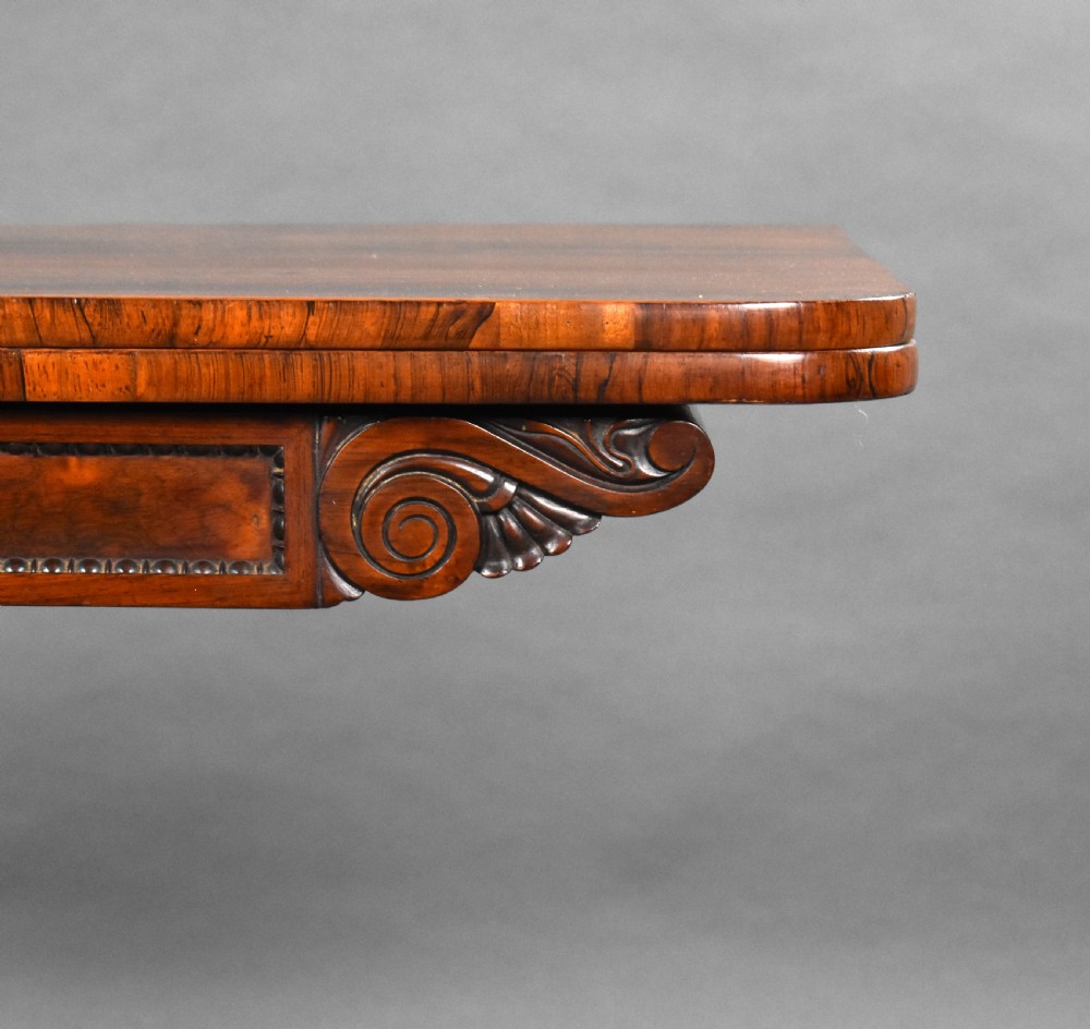 William IV Rosewood Tea Table View XI