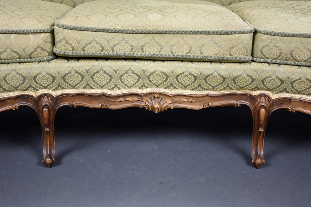19th Century Continental Carved Beech Three Piece Suite View VII