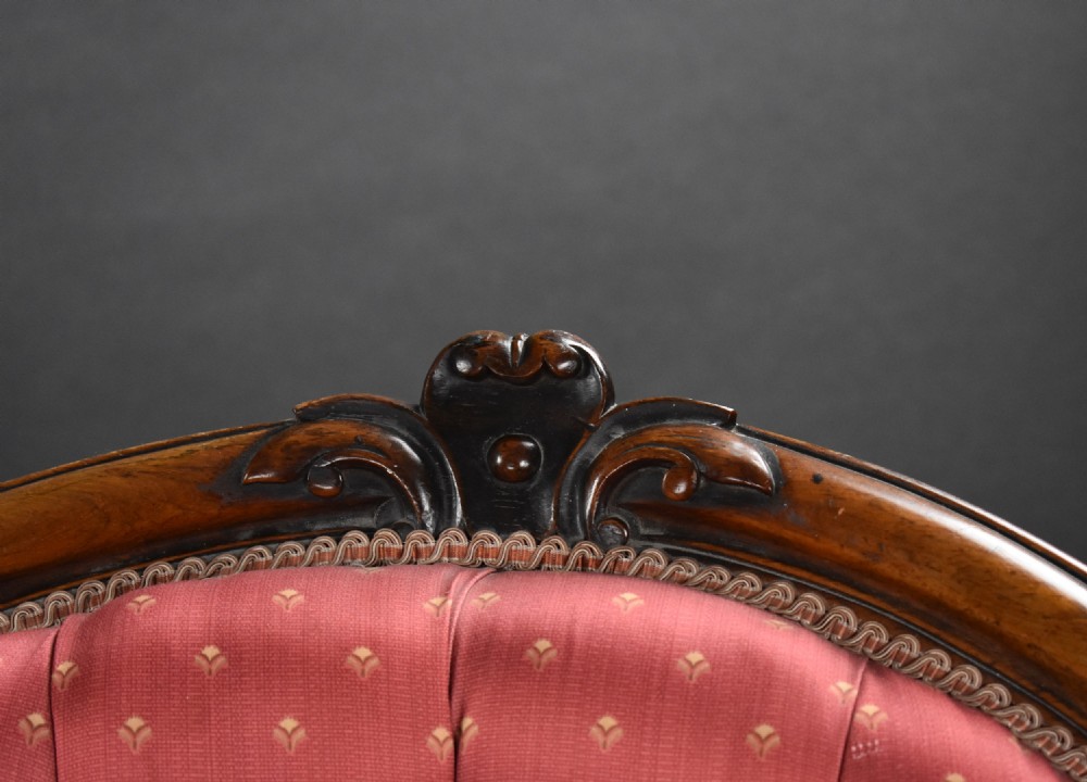 Victorian Rosewood Chaise Lounge View VI