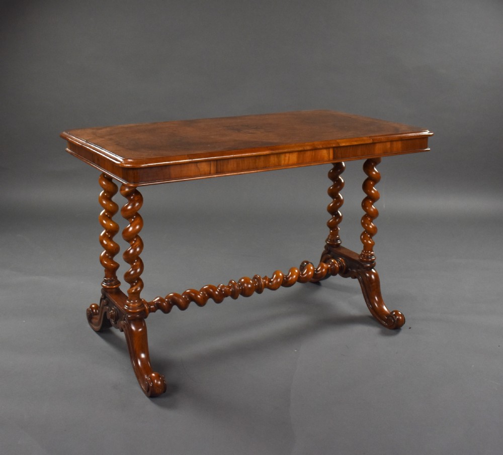 Victorian Burr Walnut Coffee Table