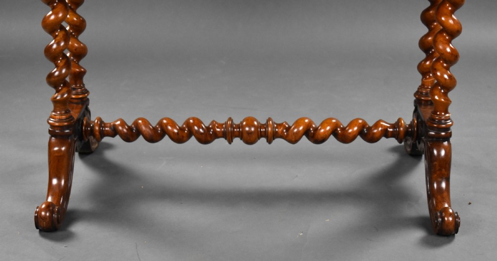 Victorian Burr Walnut Coffee Table View III