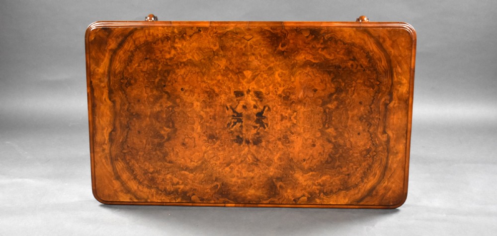 Victorian Burr Walnut Coffee Table View VI