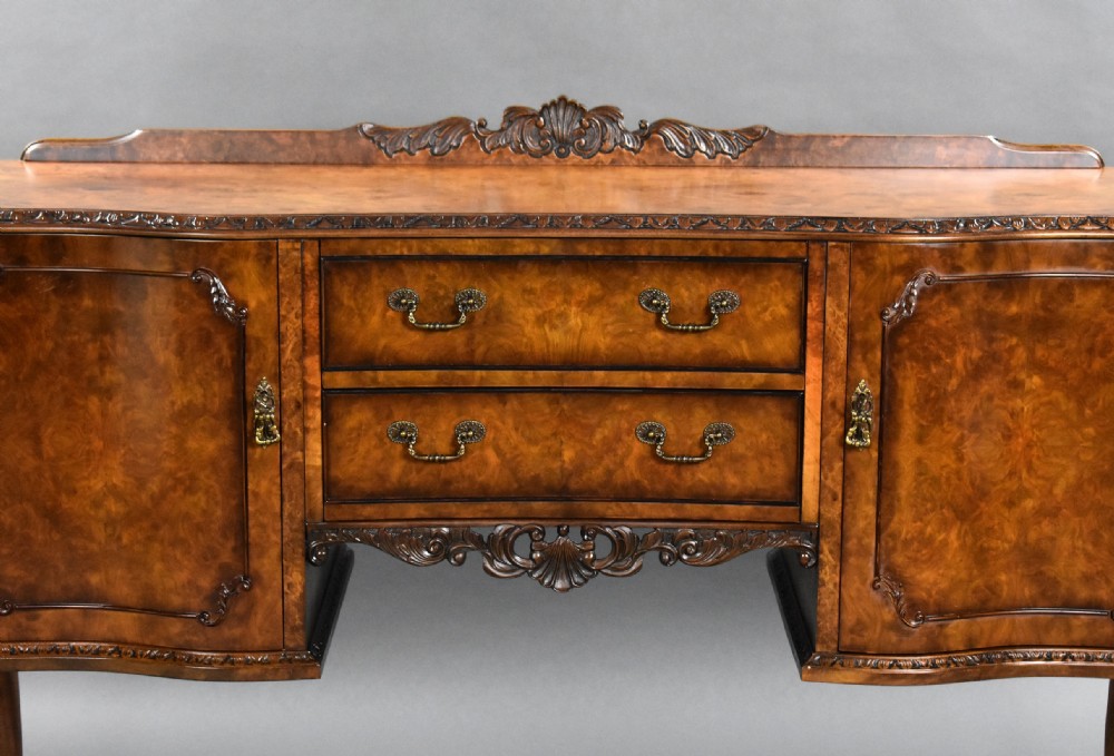 1930s Burr Walnut Dining Suite View X