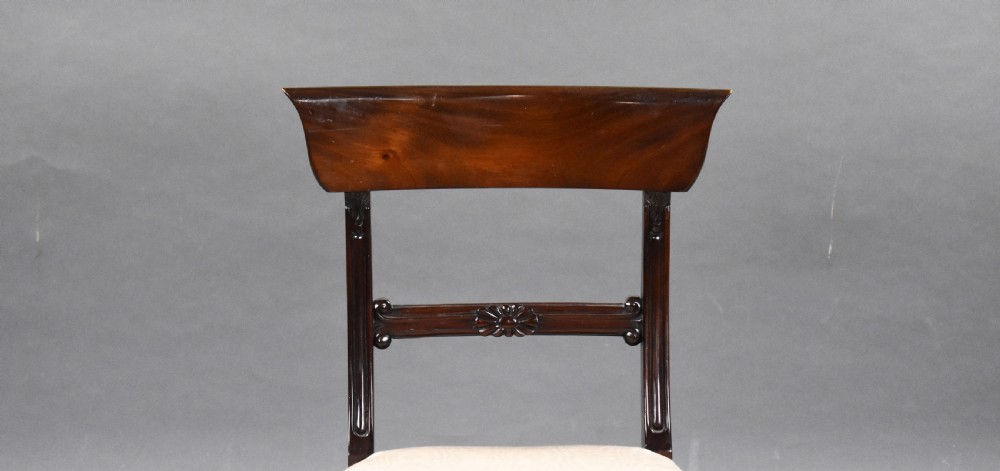 Set Eight 1930s Mahogany Dining Chairs View V