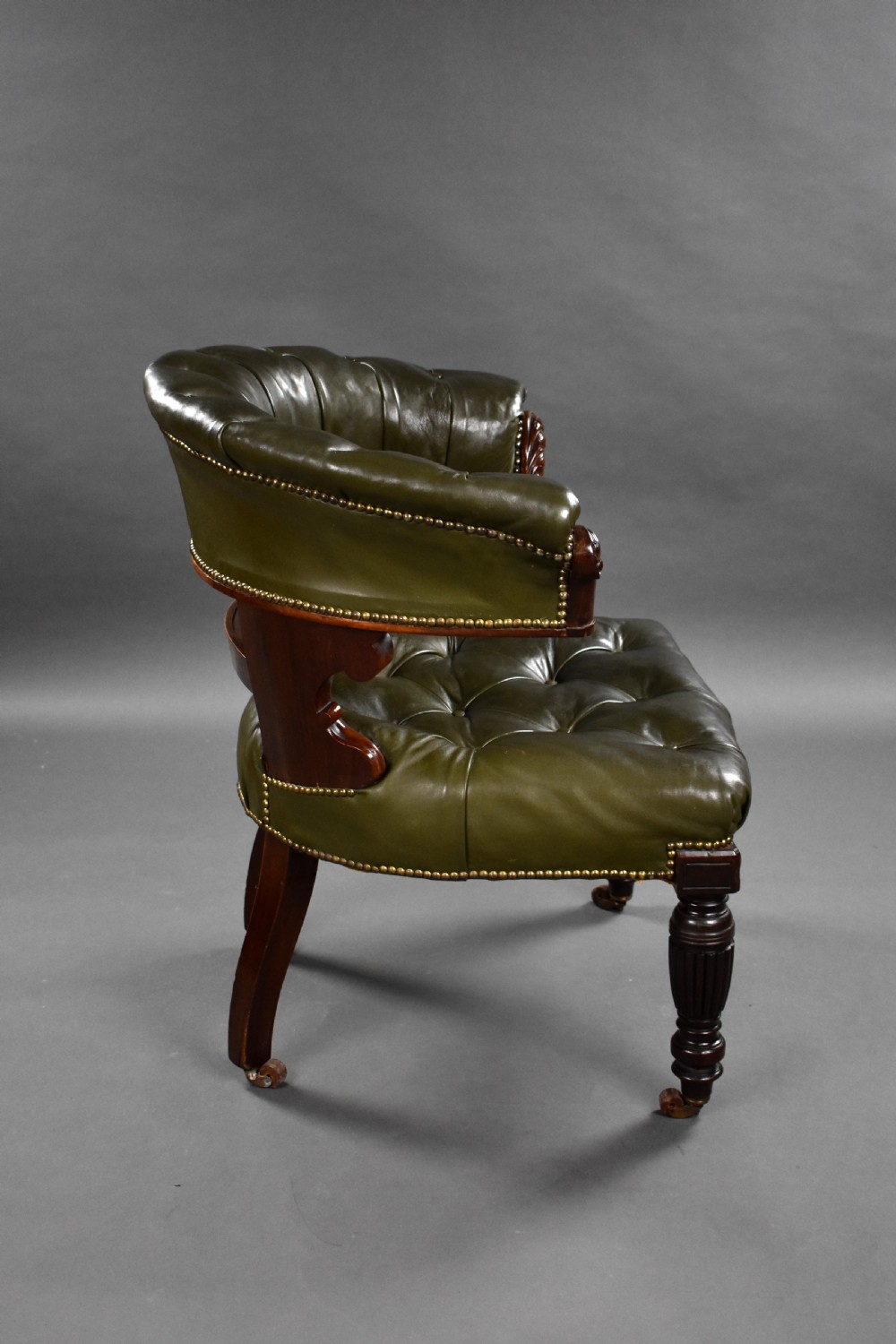Victorian Leather Chair View III