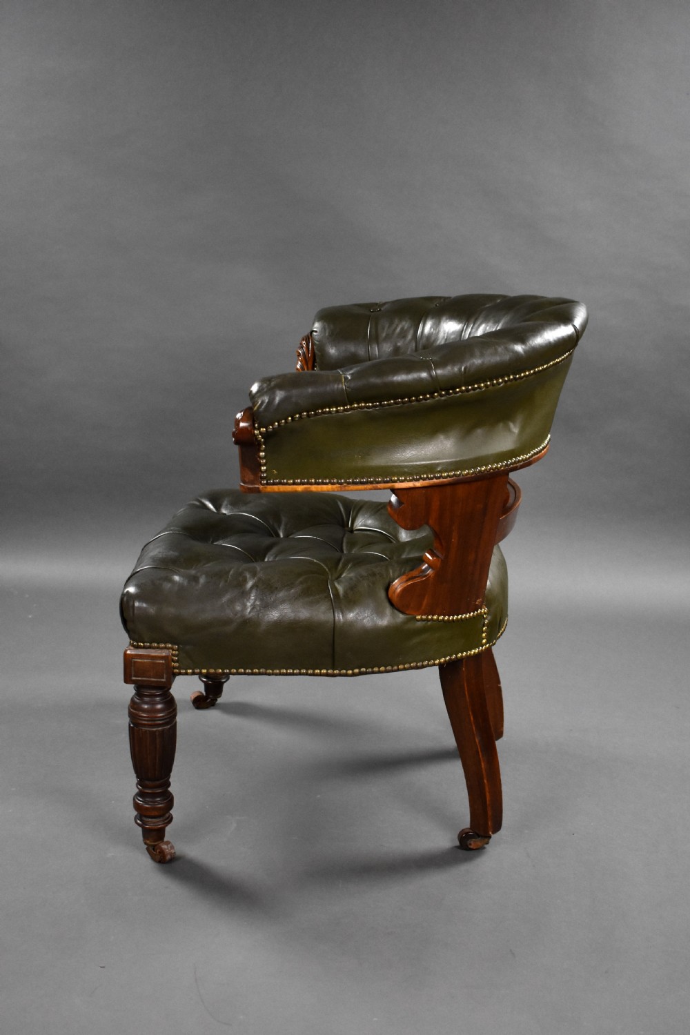 Victorian Leather Chair View V