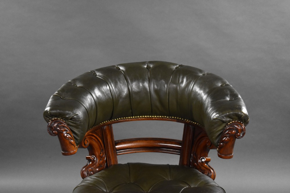 Victorian Leather Chair View VI