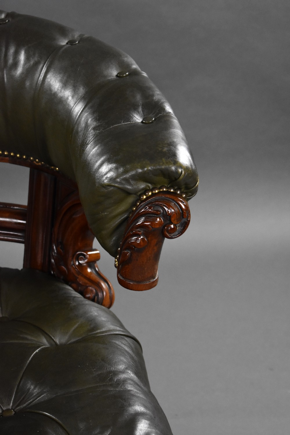 Victorian Leather Chair View IX