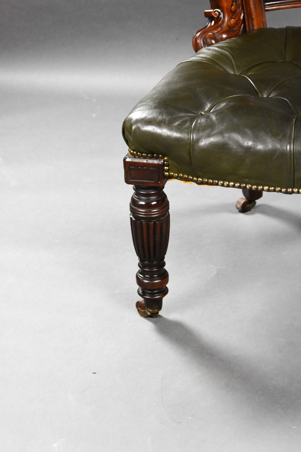 Victorian Leather Chair View X
