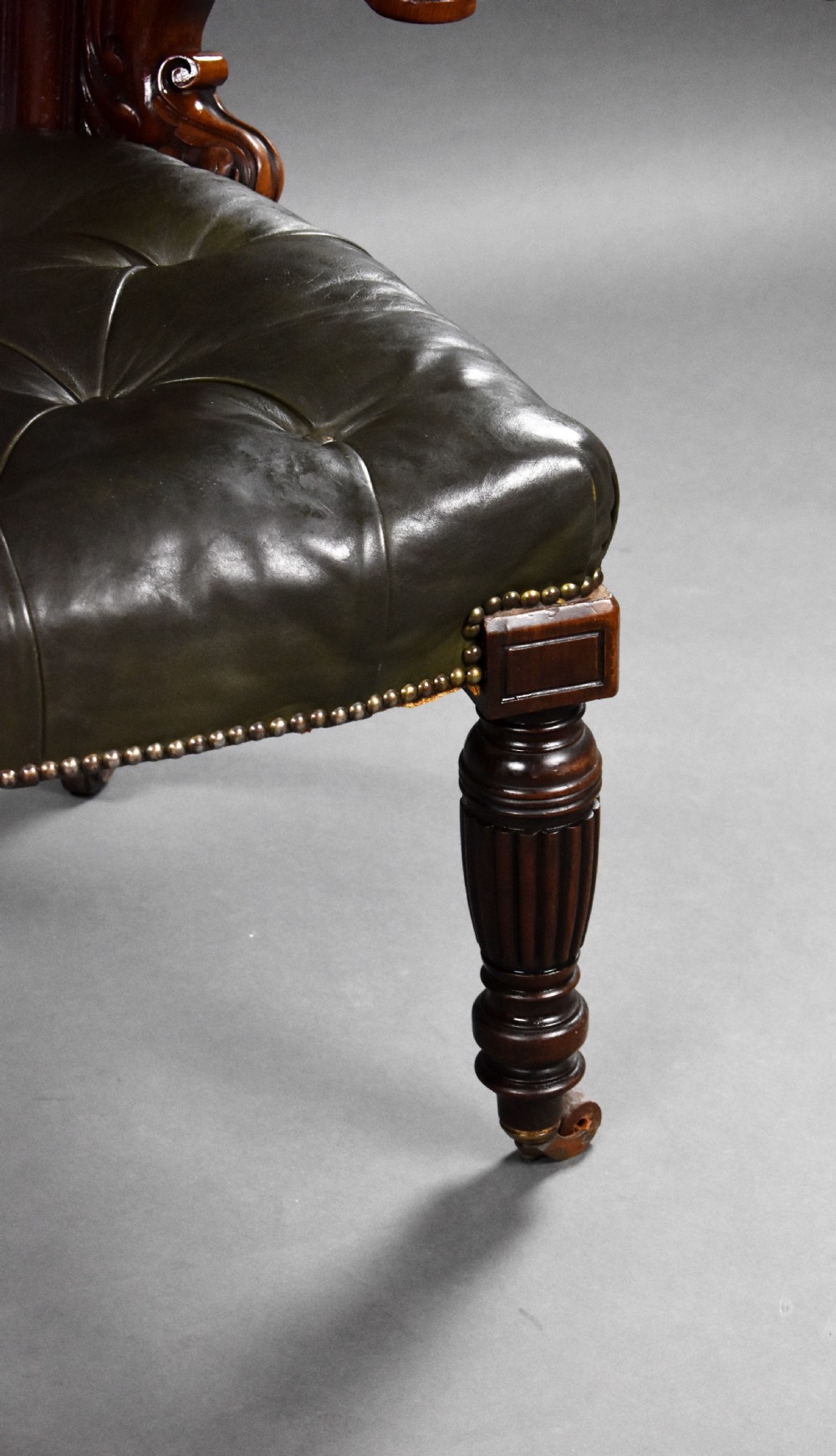 Victorian Leather Chair View XI