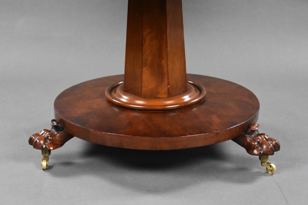 Early 19th Century William IV Mahogany Tilt Top Breakfast Table View III