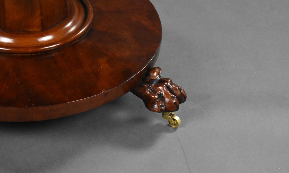 Early 19th Century William IV Mahogany Tilt Top Breakfast Table View V